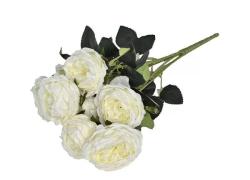 Изкуствен букет рози AVALANCHE, Бял